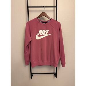Nike Sportswear Phoenix Fleece pink/rose Women's Crewneck Pullover Hoodie-medium